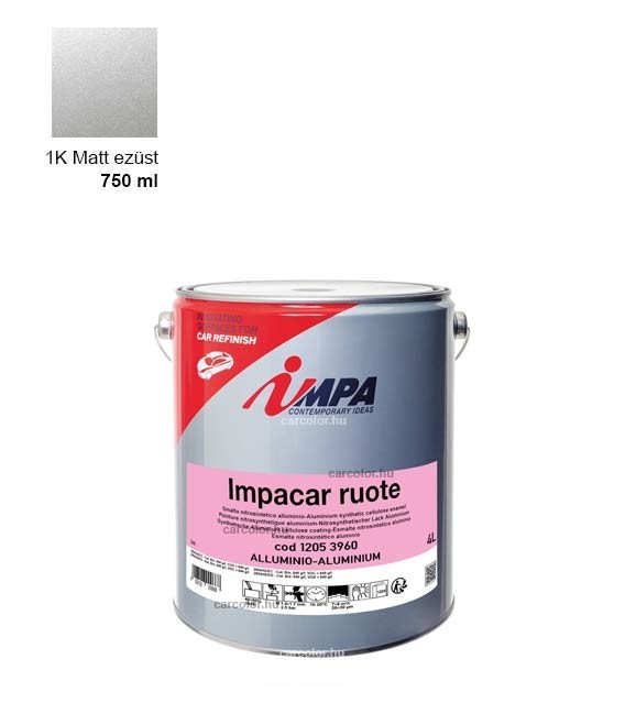1K Ezüst Festék – Matt –  (750ml) – Impa 1205