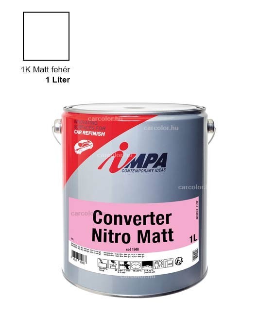 1K Nitro Festék – Fehér – Matt – (1Kg) – Impa 1948