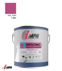 1K Rozsdagátló Ipari Festék + Alapozó (2 in 1)  – RAL 3040 – Selyemfényű (1kg) – Impa Cink