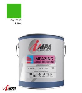 1K Rozsdagátló Ipari Festék + Alapozó (2 in 1)  – RAL 6018 – Selyemfényű (1kg) – Impa Cink