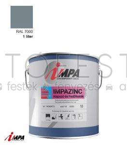 1K Rozsdagátló Ipari Festék + Alapozó (2 in 1)  – RAL 7000 – Selyemfényű (1kg) – Impa Cink