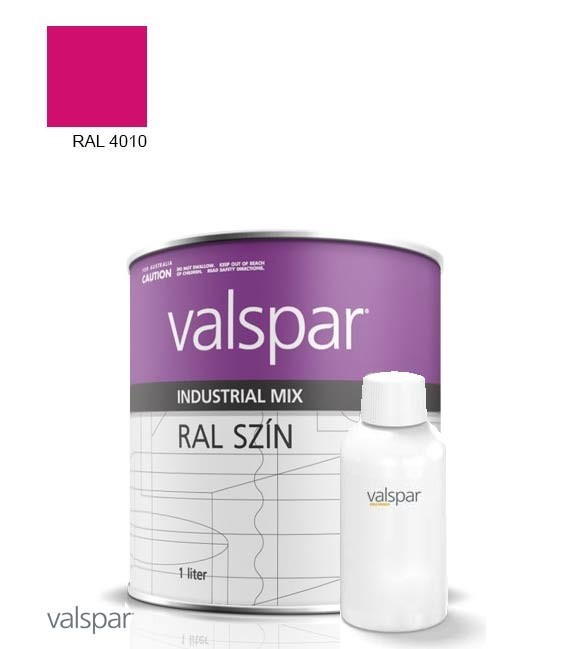 2K Magasfényű Rozsdagátló Ipari Festék – RAL 4010 – TELEMAGENTA (1,4l)