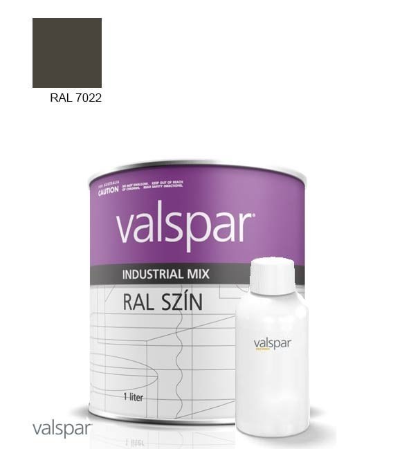 2K Magasfényű Rozsdagátló Ipari Festék – RAL 7022 – UMBRAGRAU (1,4l)