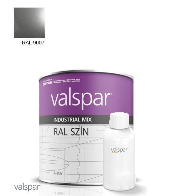 2K Magasfényű Rozsdagátló Ipari Festék – RAL 9007 – GRAUALUMINIUM MET.  (1,4l)