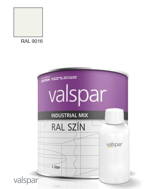 2K Magasfényű Rozsdagátló Ipari Festék – RAL 9016 – TRAFFIC WHITE (1,4l)