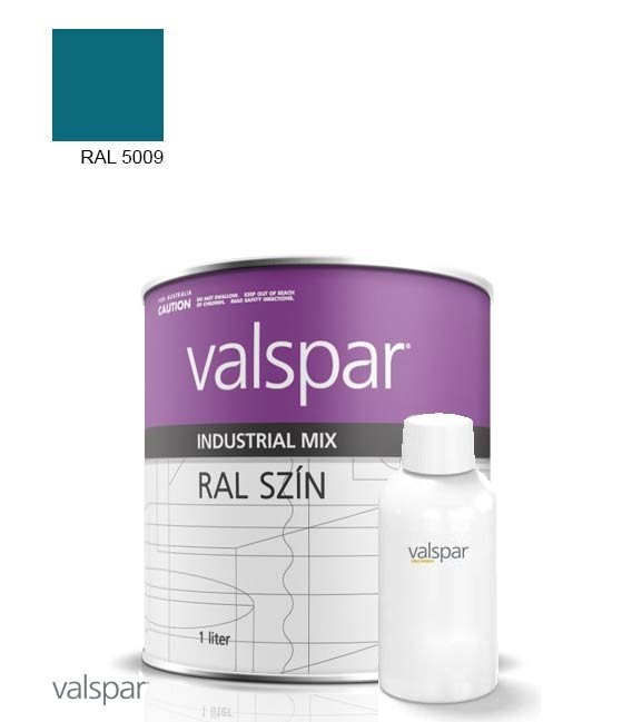 2K MATT Rozsdagátló Ipari Festék – RAL5009 – AZURBLAU (1,4l)