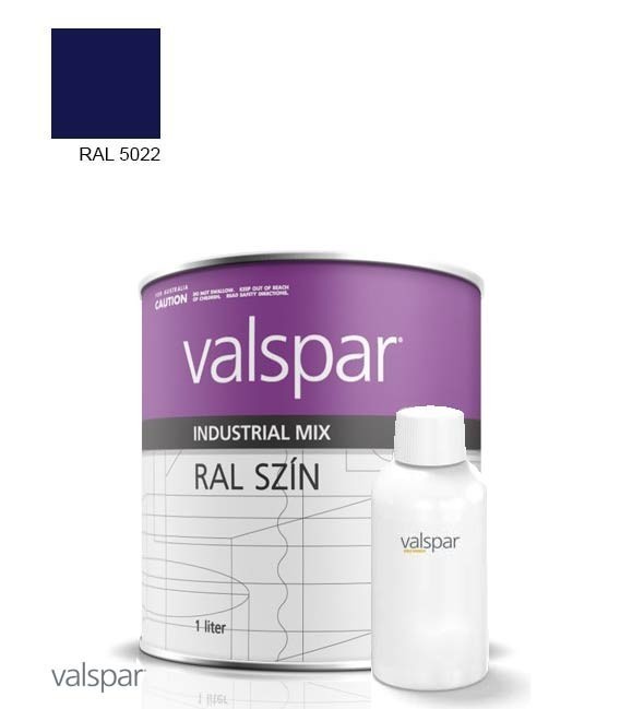 2K MATT Rozsdagátló Ipari Festék – RAL5022 – NACHTBLAU (1,4l)