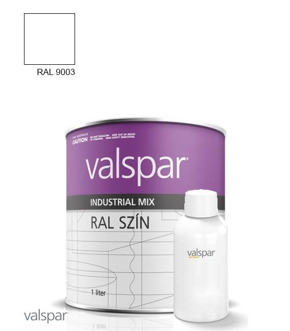 2K MATT Rozsdagátló Ipari Festék – RAL9003 – SIGNALWEISS (1,4l)