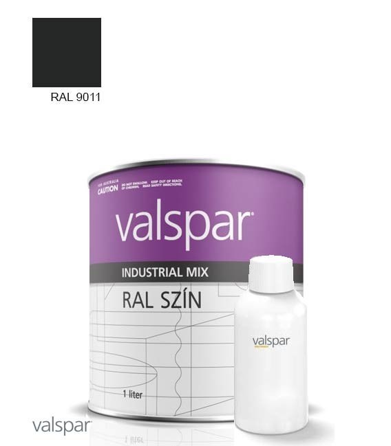 2K MATT Rozsdagátló Ipari Festék – RAL9011 – GRAPHITSCHWARZ  (1,4l)