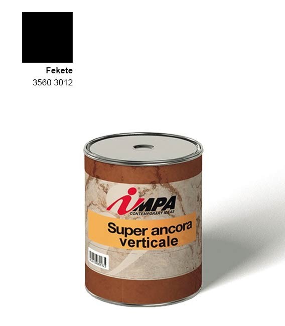 2K Poliészter Kőragasztó Márványra és Kőre – Fekete – Függőleges Felületre – (1.5kg) – Impa