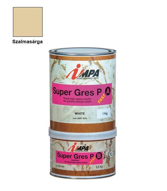 2K Tixotróp Epoxi Ragasztó Gránithoz, Márványhoz, Kőhöz és Porcelánhoz (1,5Kg) – Impa