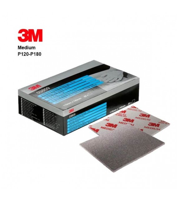 3M 03808 Csiszolószivacs (Medium – 115x140mm)