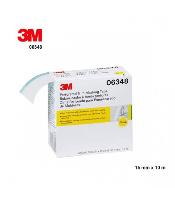 3M 06348 Gumiprofil (szélvédő) kiemelő maszkolószalag (15mm)