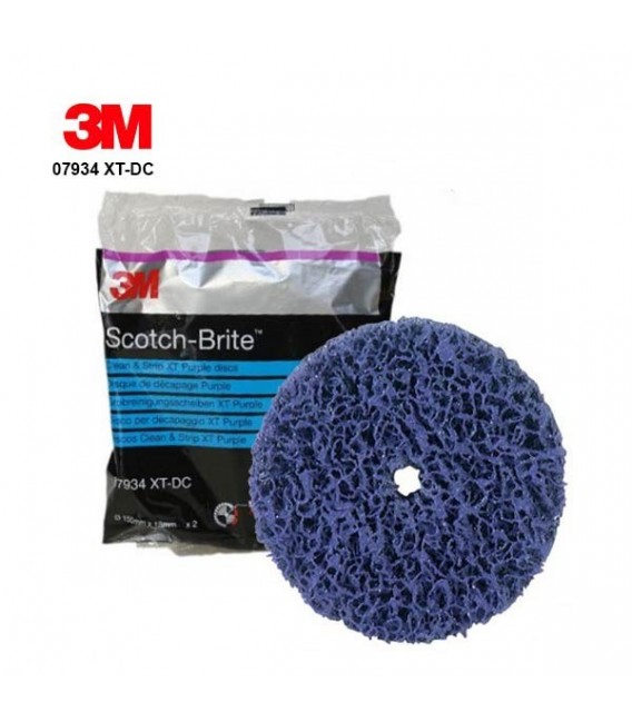 3M 07934 Scotch-Brite XT-DC Lila tisztítótárcsa (150mm)