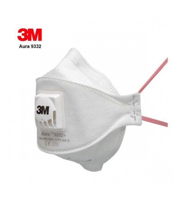 3M 09332 Pormaszk – Szelepes, Paneles részecskeszűrő (FFP3)