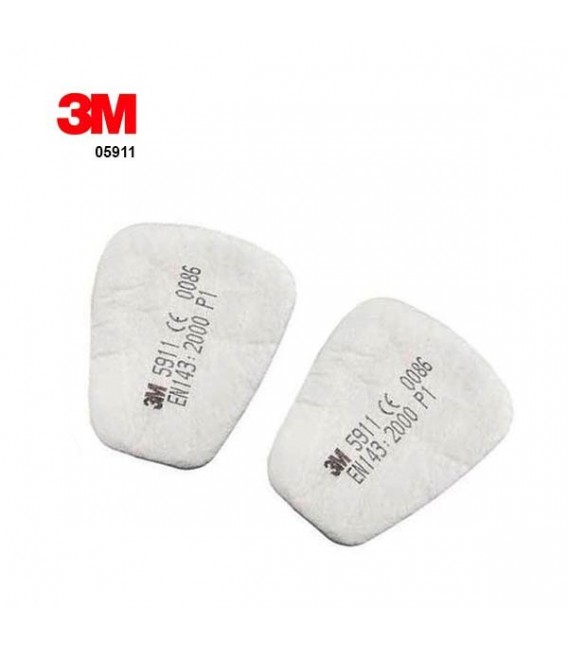 3M 5911 Szűrőbetét, Trapézfilter (P1/R – 1Pár)