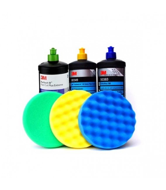 3M™ Polírozó szett – Profi Polírpaszta és Polírszivacs Csomag Hologram csomag