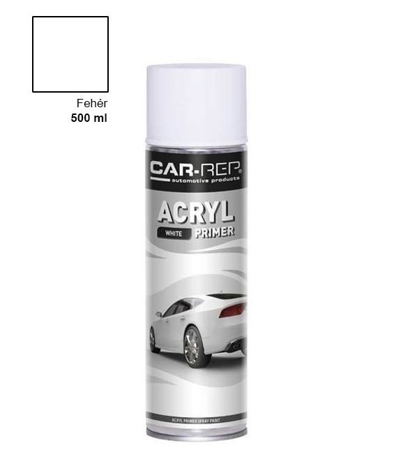 Akril Alapozó Spray – Fehér – Matt (500ml) Car-Rep