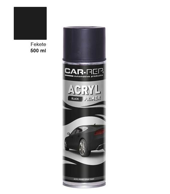 Akril Alapozó Spray – Fekete – Matt (500ml) Car-Rep