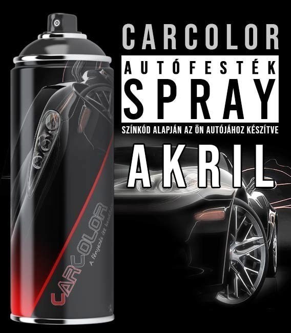 Autófesték Spray Színkód Alapján – Akril Színek (DeBeer – 400ml)