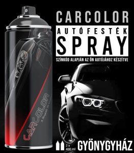 Autófesték Spray Színkód Alapján – Gyöngyház Színek (2 x 400 ml) 2K SprayMax Lakk 250 ml (időjárás és UV álló)