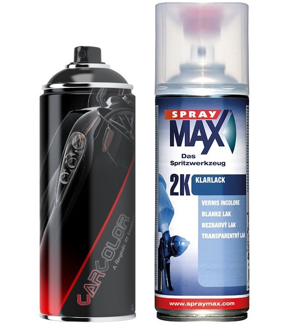 Autófesték Spray Színkód Alapján – Metál Színek (Debeer – 400ml) 2K SprayMax HS Lakk 400 ml (Időjárás és UV álló)