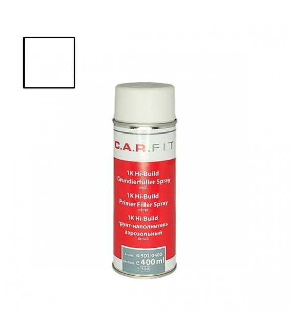 C.A.R. Fit 1K Rozsdagátló  Alapozó és Filler Spray – Fehér (400ml)