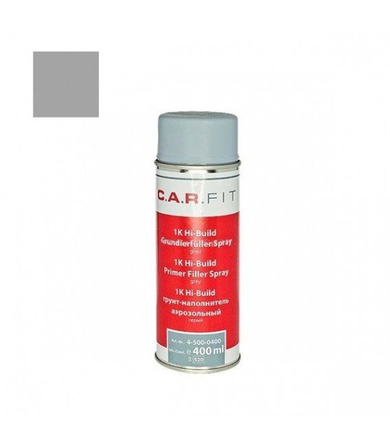 C.A.R. Fit 1K Rozsdagátló  Alapozó és Filler Spray – Szürke (400ml)