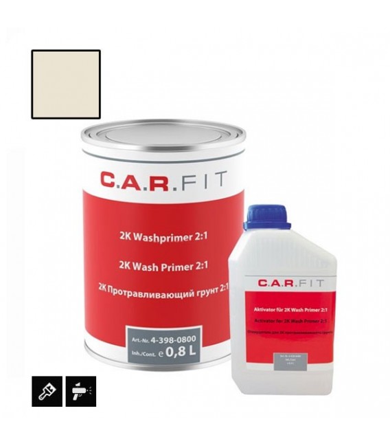 C.A.R. Fit 2K WashPrimer – Rozsdagátló Alapozó Szett  (1,2l)