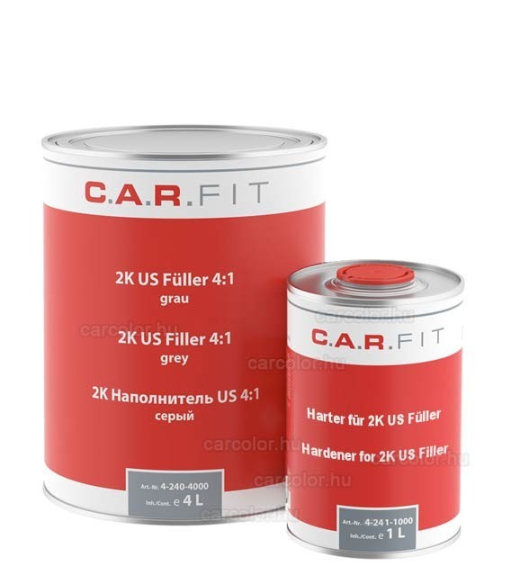 C.A.R. Fit  4:1-es US Füller – Töltőalapozó szett – Szürke  (5 L)