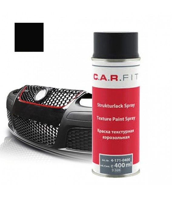 C.A.R. Fit Fekete Lökhárító Festék Spray Műanyagra (400ml)