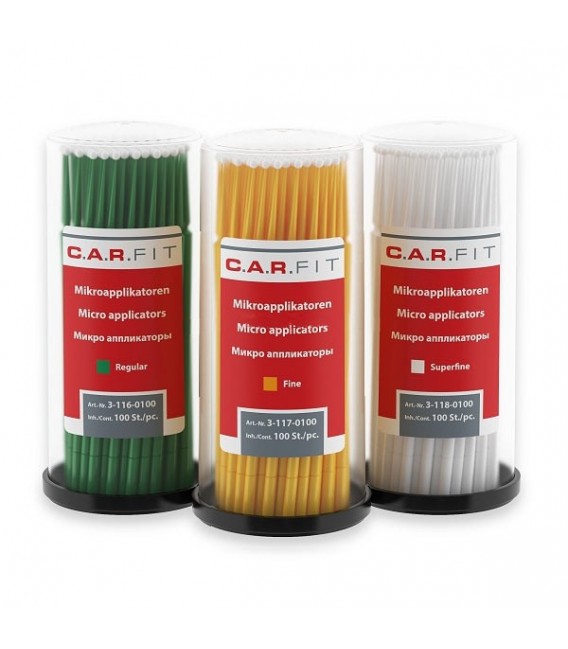 C.A.R. Fit Mini ecset 3 méretben apró javításokhoz (100 db/cs) Fine