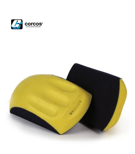 Corcos Tépőzáras Gumi Csiszolótuskó (Ø150mm-es Körpapírhoz)