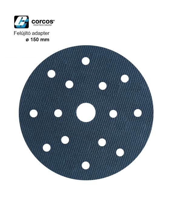 Corcos Tépőzáras talp felújító Adapter 15 Lyukas – (ø 150mm) – CO144/A