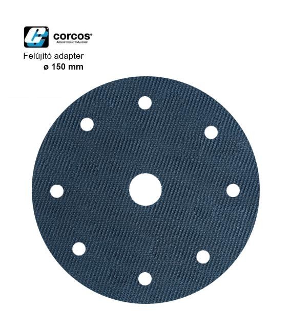 Corcos Tépőzáras talp felújító Adapter –  9 Lyukas  (ø 150mm) – CO144