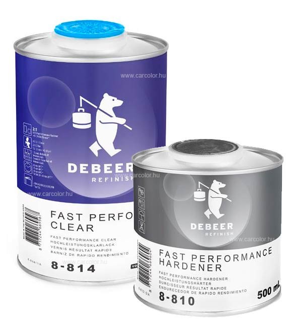 DeBeer – 8-814  Gyors UHS Prémium Karcálló Lakk Szett – (1.5l)