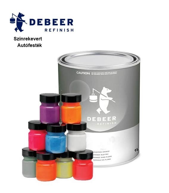 DeBeer Metál Bázis Autófesték – Színkód alapján – Színre Kevert – (1dl-től) – Oldószeres