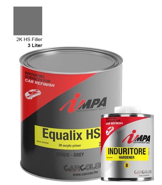 Equalix 2K HS Filler – Szürke SZETT (3l) Impa 1513 Gyors