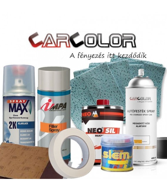Fényezés javító Szett (METÁL SZÍNEKHEZ) – Horpadás – Kőfelverődés – Kisebb sérülés 2K SprayMax Lakk 400 ml (Időjárás és UV álló)