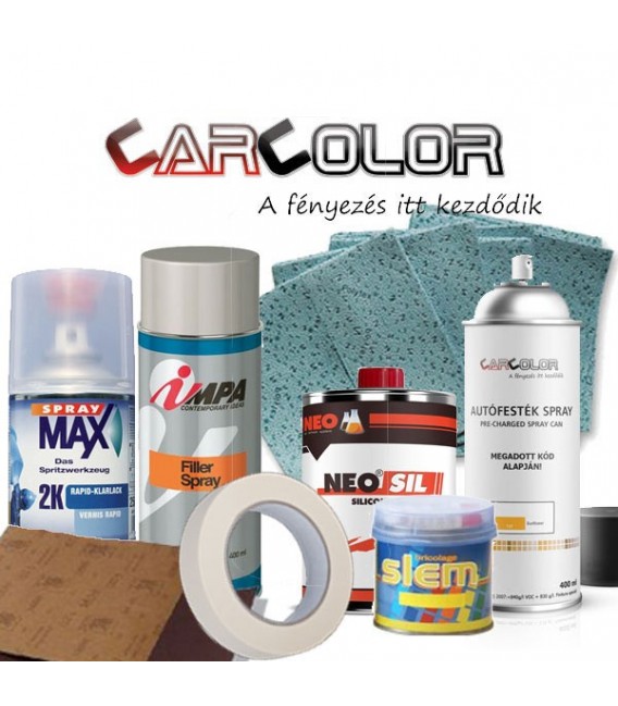 Fényezés javító Szett (METÁL SZÍNEKHEZ) – Horpadás – Kőfelverődés – Kisebb sérülés 2K SprayMax Lakk 250 ml (időjárás és UV álló)