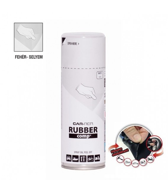 Folyékony Gumi Festék Spray – Fehér – Selyem (400ml)