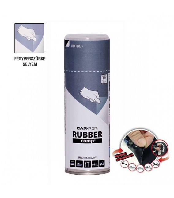 Folyékony Gumi Festék  Spray – Gun Metal – Selyem (400ml)
