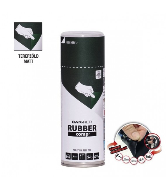 Folyékony Gumi Festék  Spray – Katonai zöld – Matt (400ml)
