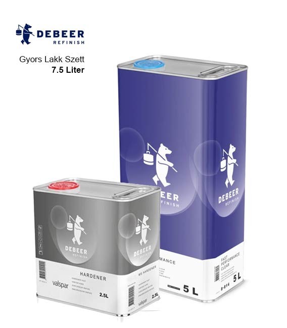 Gyors UHS Prémium Karcálló Lakk Szett – (7.5l) – DeBeer – 8-814
