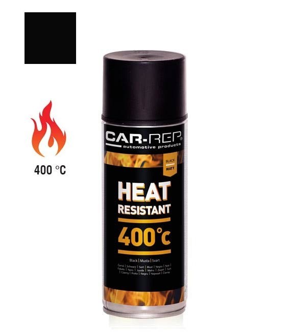 Hőálló Fekete Festék Spray 400 °C (400ml) Car-Rep
