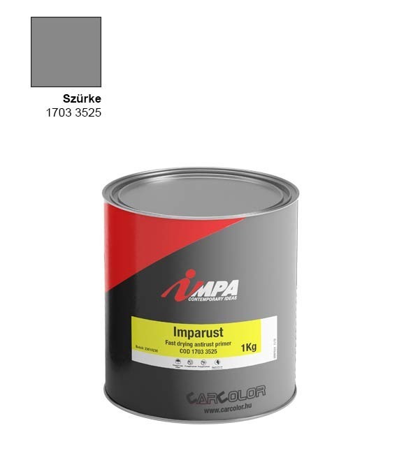 Impa 1703 – 3525 1K Szürke Rozsdagátló Alapozó (1kg)