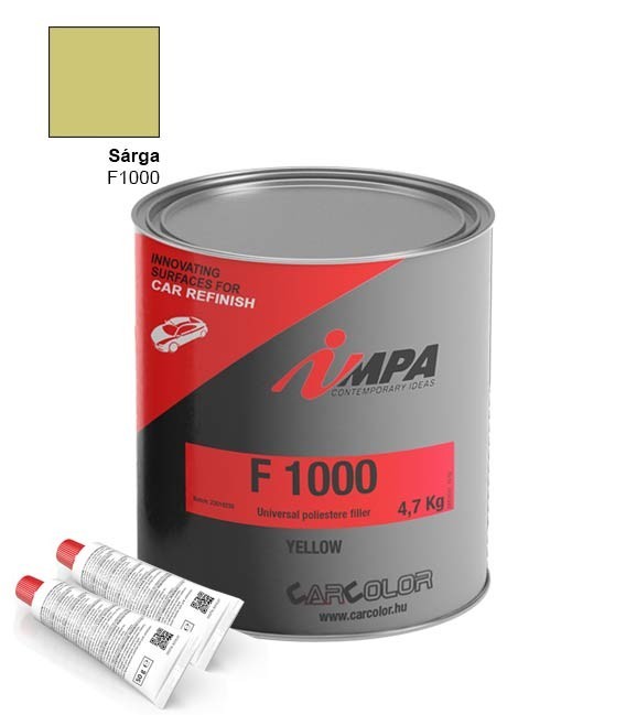 Impa F1000 Univerzális Poliészter Gitt (4,7 Kg) 3130