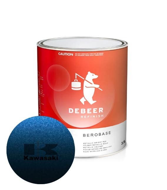 KAWASAKI – Candy Lightning Blue – Színrekevert Motorfesték – Színkód: KAW147 – E5 1 liter