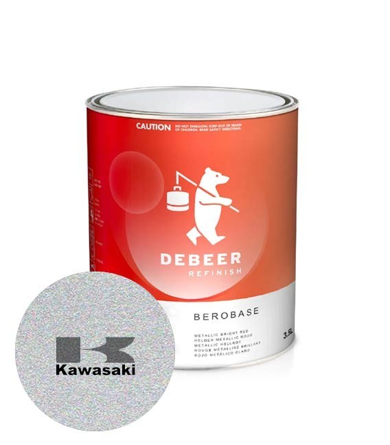 KAWASAKI – Gris Matt – Színrekevert Motorfesték – Színkód: KAW164 1 liter