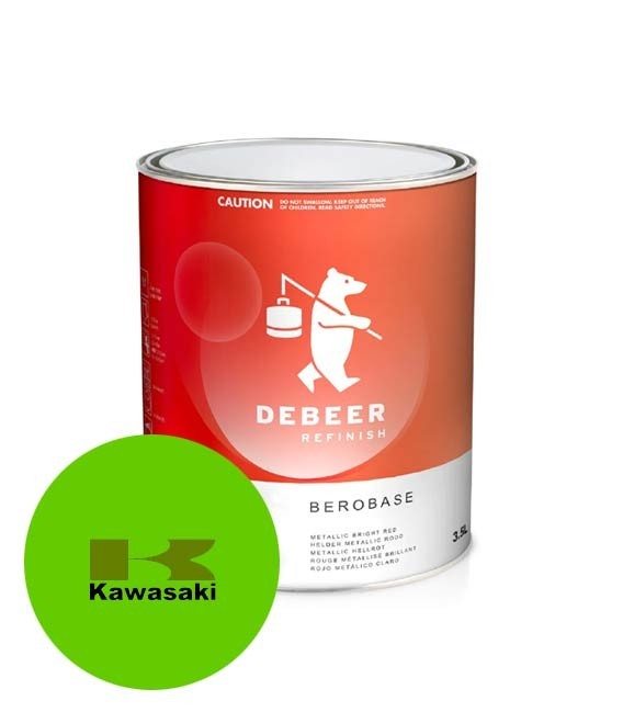 KAWASAKI Zöld – Lime Green – Színrekevert Motorfesték – Színkód: KAW153 – 7H 1 liter